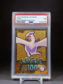 Pokemon PSA 7 NM-MT Japanese Meiji Promo Gold Foil Lugia - Image 1