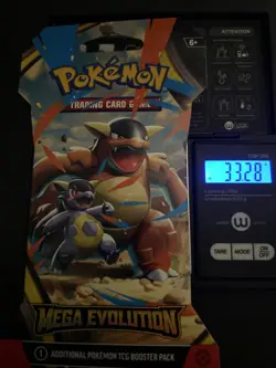 (VERY HEAVY) 33.28g Pokemon TCG Mega Evolution Sleeved Booster Pack (SEALED)✅ - Image 1