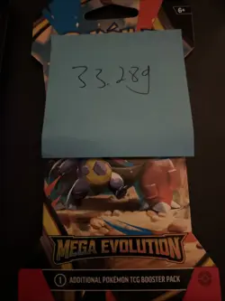 (VERY HEAVY) 33.28g Pokemon TCG Mega Evolution Sleeved Booster Pack (SEALED)✅ - Image 4