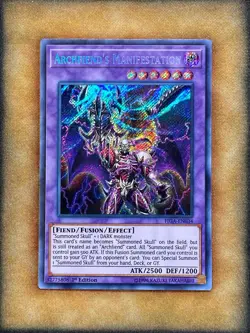 Yugioh Archfiend’s Manifestation FIGA-EN034 Secret Rare 1st Ed NM - Image 1