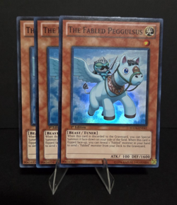 Yugioh x3 Playset The Fabled Peggulsus HA04-EN041 Hidden Arsenal 4-1st Edition - Image 1