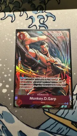 Monkey D. Garp Alt Art OP13-016 - One Piece English Card - Carrying on His Will - Image 1