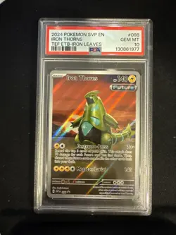 Pokemon TCG Iron Thorns Temporal Forces 098 Scarlet & Violet Promo Card PSA 10 - Image 1