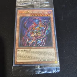 Yugioh Yu-Gi-Oh! Curse Necrofear LDS3-EN009 Secret Rare Card Sealed In Pack - Image 1