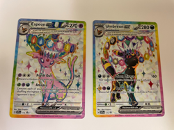 Umbreon & Espeon EX Prismatic Evolutions Premium Collection 175/176 PROMO CARDS - Image 2