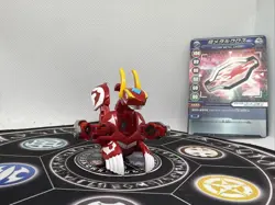 Bakugan Pyrus Flare Dragaon Bakutech & Card MG Japan Import Rare - Image 1