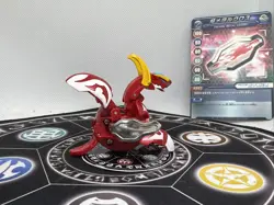 Bakugan Pyrus Flare Dragaon Bakutech & Card MG Japan Import Rare - Image 2