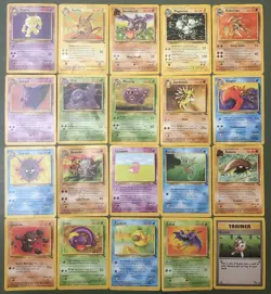 Pokemon FOSSIL Card Lot of x20!! Rares Uncommon Common LOOK!! - Image 1