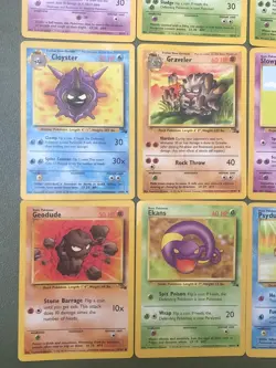 Pokemon FOSSIL Card Lot of x20!! Rares Uncommon Common LOOK!! - Image 5