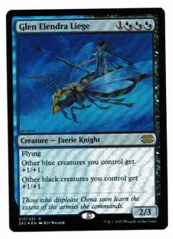 Magic the Gathering MTG Card: Glen Elendra Liege FOIL 217/331 2X2 Rare! NM - Image 1