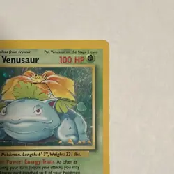 Pokemon TCG Venusaur Base Set Holo Rare Card 15/102 - Image 2