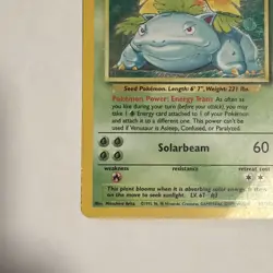 Pokemon TCG Venusaur Base Set Holo Rare Card 15/102 - Image 5