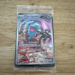 Team Rockets Wobbuffet 203 Black Star Promo Sealed Pokemon Card - Image 1