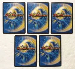 Lot of 5 Japanese Duel Masters Trading Card Game VR Card Set - Image 2