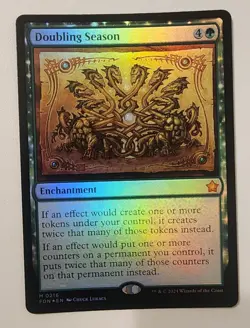 Mtg Foundations Doubling Season NM Foil - Image 1