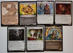 Set 21 Different White Humans Various sets Magic MTG Common/Uncommon Ending soon - Image 2