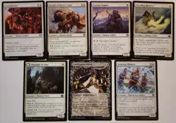 Set 21 Different White Humans Various sets Magic MTG Common/Uncommon Ending soon - Image 4