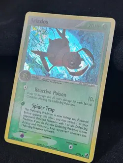 Pokemon TCG Ariados 2/115 EX Unseen Forces Holo Rare LP - Image 2