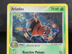 Pokemon TCG Ariados 2/115 EX Unseen Forces Holo Rare LP - Image 3