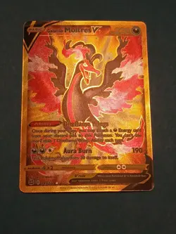 Moltres V Pokemon Brilliant Stars 183/172 Secret Rare Gold Card - Image 4