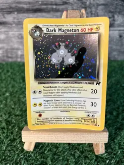 Vintage Pokemon Card - Dark Magneton 11/82 Team Rocket Holo - Image 1
