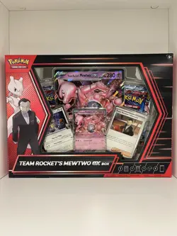 Pokemon TCG : Team Rocket's Mewtwo Ex Box Destined Rivals - New & Sealed - Image 1