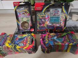 Pokemon Mega Evolution Phantasmal Flames (21) Booster Packs+(3) 3packs 🟰30Total - Image 2