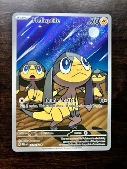Helioptile 143/132 Illustration Rare Holo - Mega Evolution - Pokemon TCG - Image 1