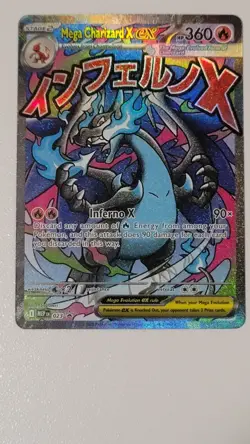 MEGA CHARIZARD X EX #23 BLACK STAR PROMO From UPC Mint Pokemon Phantasmal Flames - Image 1