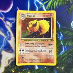 Pokemon TCG Flareon Jungle 3/64 Holo Unlimited Holo Rare - Image 3