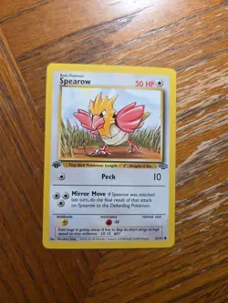 Pokemon Spearow 62/64 Jungle Set 1st Edition - Image 1