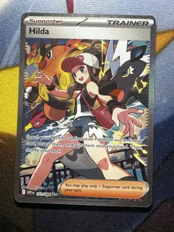 Hilda SIR 171/086 White Flare Pokemon Scarlett & Violet English NM/M - Image 1