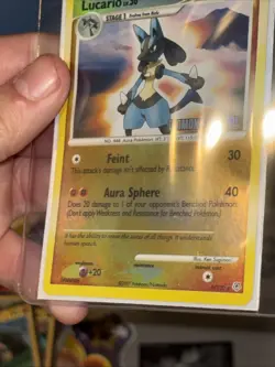 2007 Pokemon Lucario Diamond And Pearl Reverse Holo - Image 2
