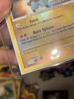 2007 Pokemon Lucario Diamond And Pearl Reverse Holo - Image 3