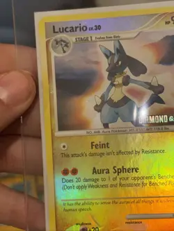 2007 Pokemon Lucario Diamond And Pearl Reverse Holo - Image 5