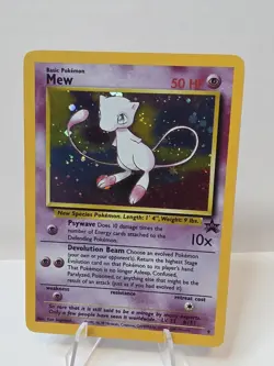 Pokemon TCG Mew #9 Holo Foil Wizards of the Coast Black Star Promo - Image 1