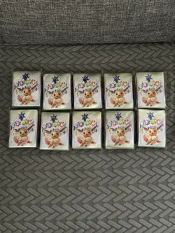 10x Pokemon TCG Prismatic Evolutions Eevee Sleeve Packs, 650 Sleeves Total - Image 1