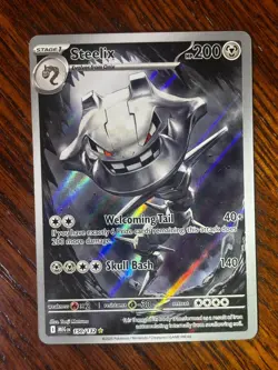 Pokemon TCG Steelix 150/132 Full Art Illustration Rare Holo Mega Evolution EN - Image 1