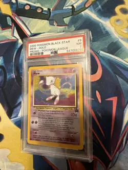 Pokemon Mew TCG 2000 Black Star Promo Psa 7 Nm - Image 1