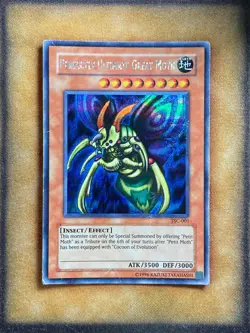 Yugioh Perfectly Ultimate Great Moth TSC-001 Parallel Secret Rare MP - Image 1