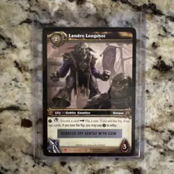 Landro Longshot Unredeemed Loot Card | World Of Warcraft TCG - Image 3