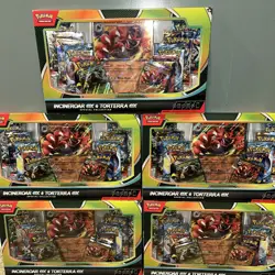 Pokemon Trading Cards Incineroar ex Torterra ex Special Collection Box LOT OF 5 - Image 1
