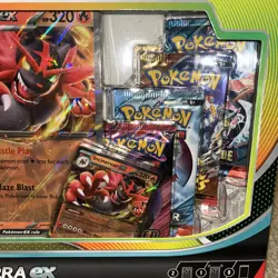 Pokemon Trading Cards Incineroar ex Torterra ex Special Collection Box LOT OF 5 - Image 5