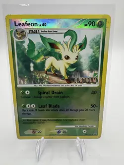 Leafeon 24/100 Majestic Dawn Reverse Holo Burger King Promo - B1nder Card - HP - Image 1