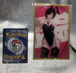 A6 Size Siwen Wave 2 Chainsaw Man Himeno Anime Waifu Hentai Bunny Card - Image 1