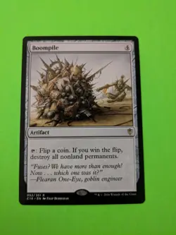 Boompile C16 - Magic The Gathering MTG Collectible Card game RARE - Image 1