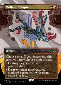 Molten Collapse NM/M* BORDERLESS Lost Caverns OF Ixalan 0342 mtg -UnltdCards - Image 1