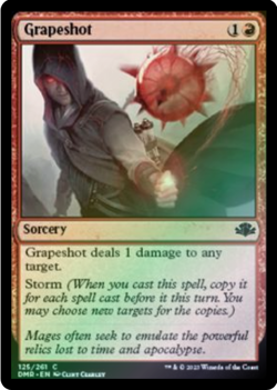 Grapeshot 125/261 Dominaria Remastered Foil MTG Common - Image 1