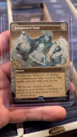 1x Enlightened Tutor Showcase NM - Magic MTG TLA TLE CMR Bndle Exclusive x1 - Image 1