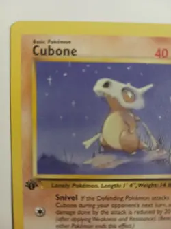Pokemon TCG Cubone Jungle 50/64 Regular 1st Edition Common - Image 2